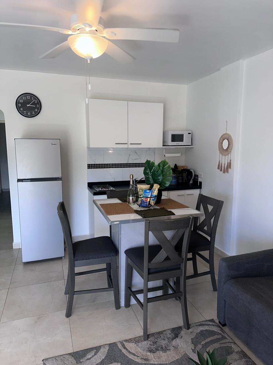 Open plan living area