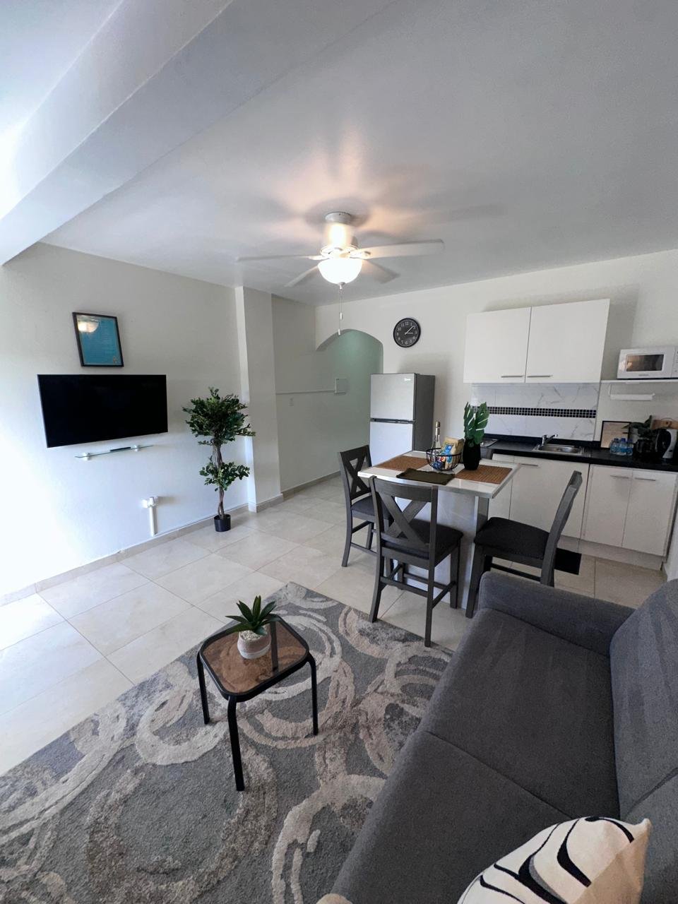 Living room with Smart TV